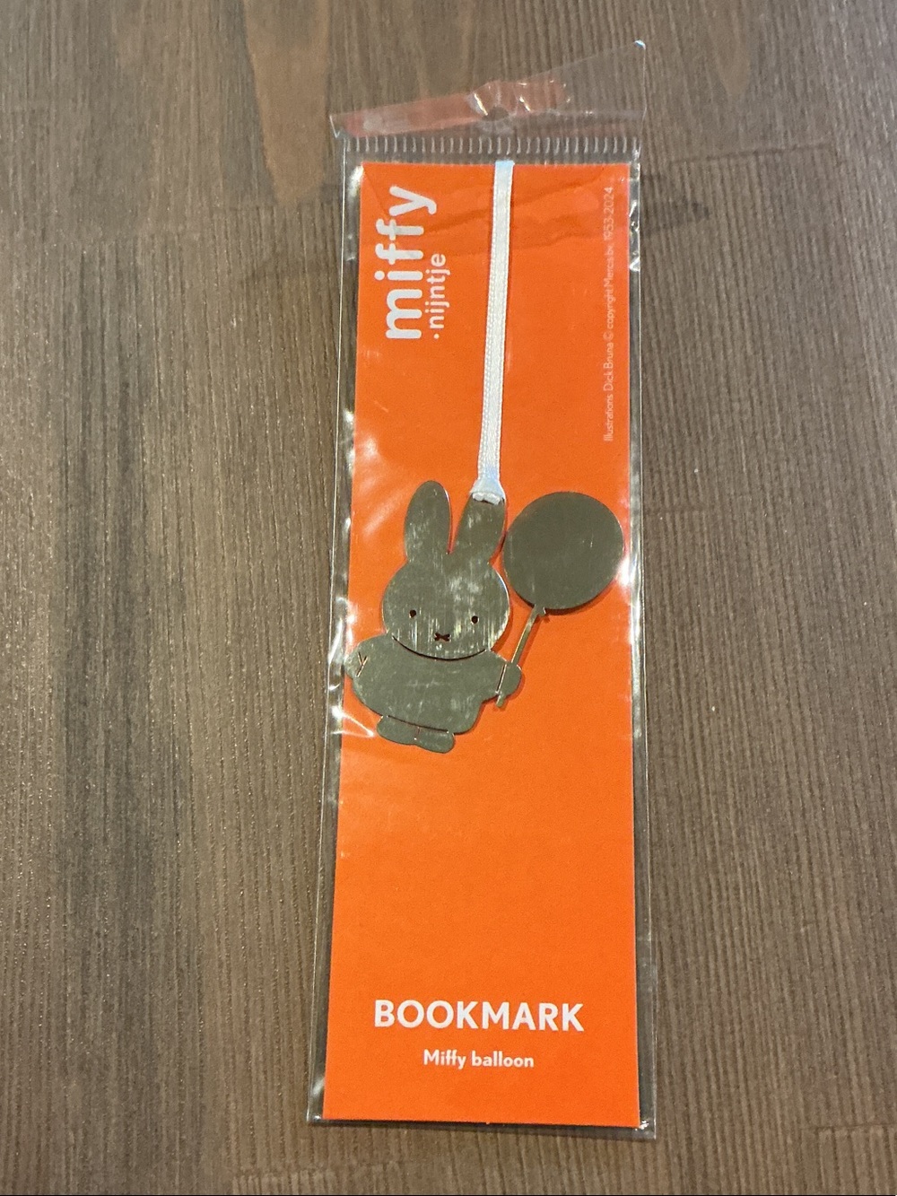 Nijntje x Miffy Balloon Metal Bookmark - Orange